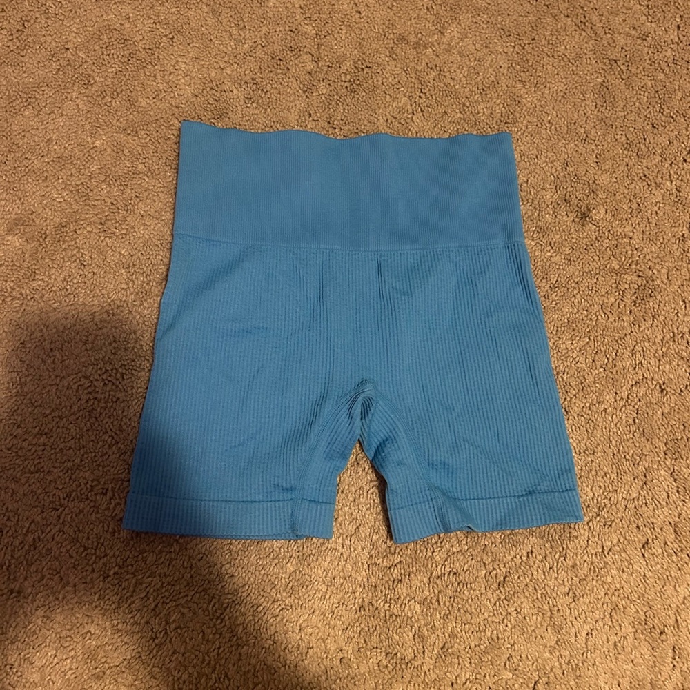 Blue target shorts